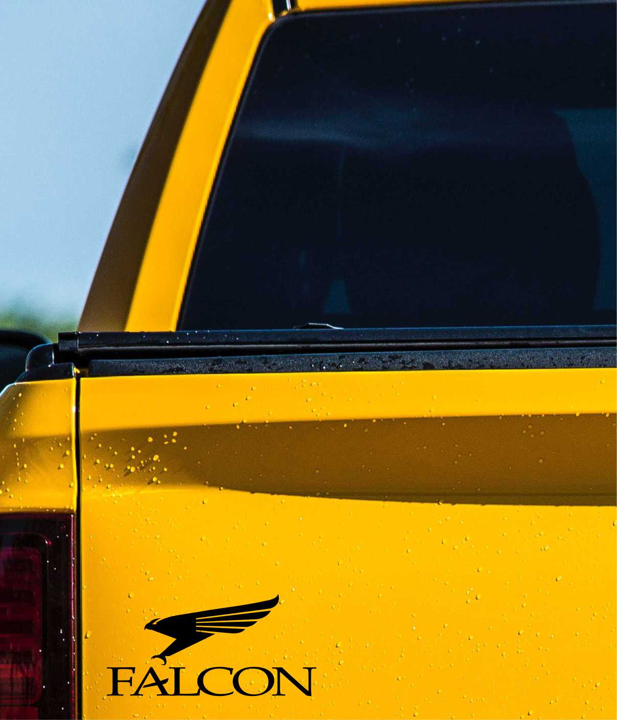Falcon Rods decal, sticker, fishing hunting decal car sticker