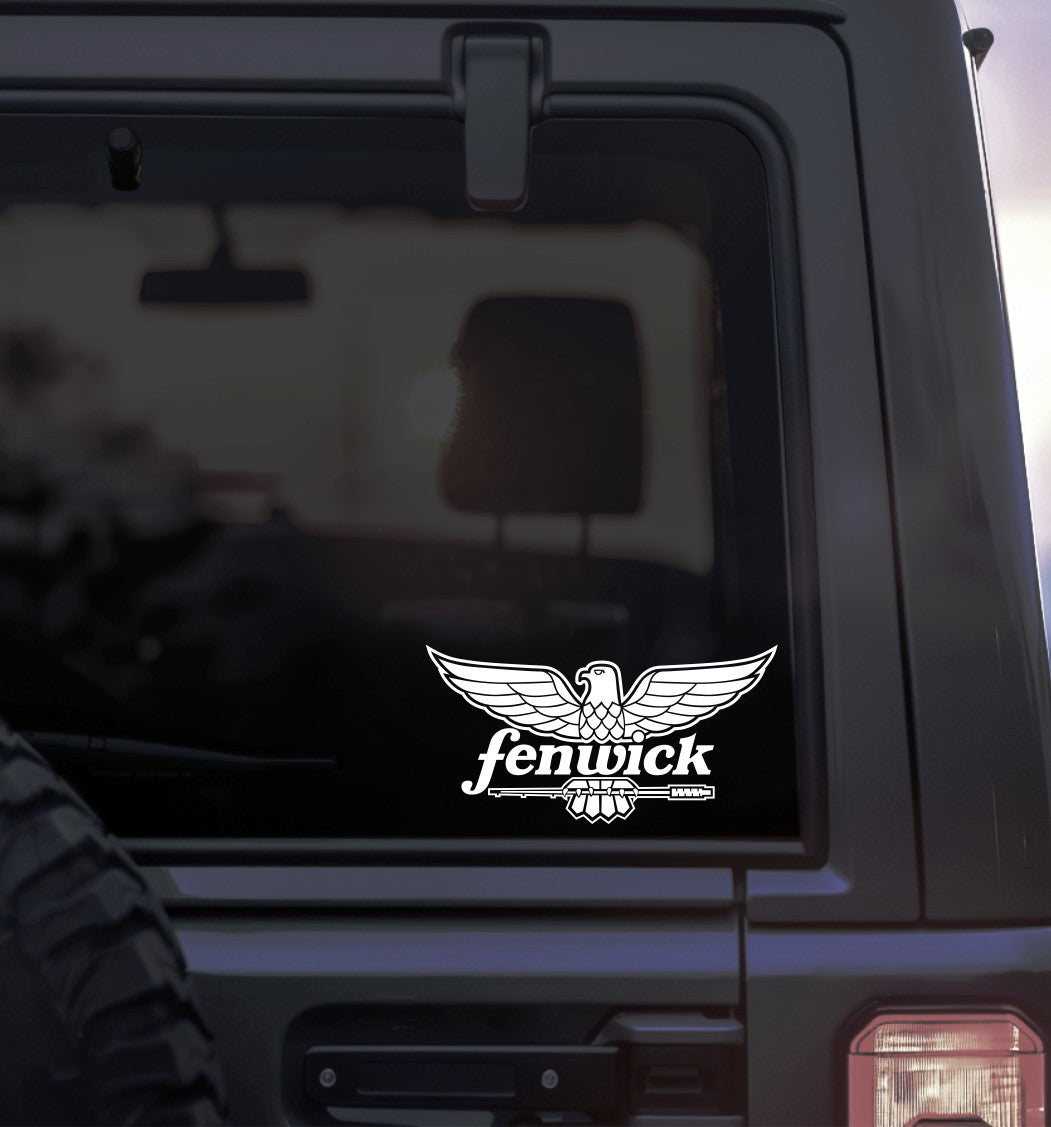 Fenwick fishing decal, sticker, fishing hunting decal car sticker