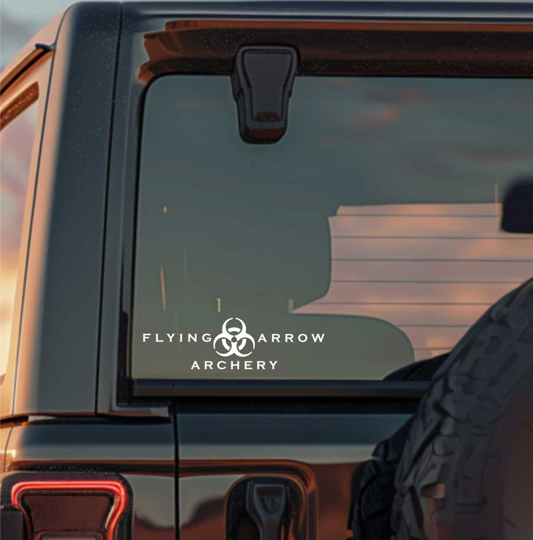 Flying Arrow Archery decal, sticker, hunting fishing decal, car sticker