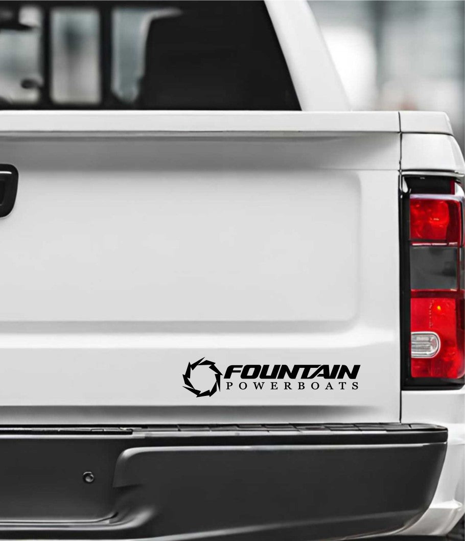 Fountain Boats decal, sticker, hunting fishing decal, car sticker