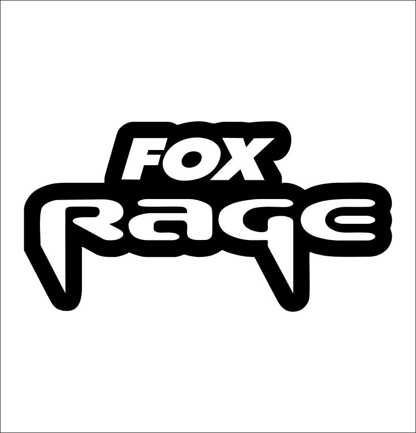 Fox Rage lures decal, sticker, hunting fishing decal, car sticker