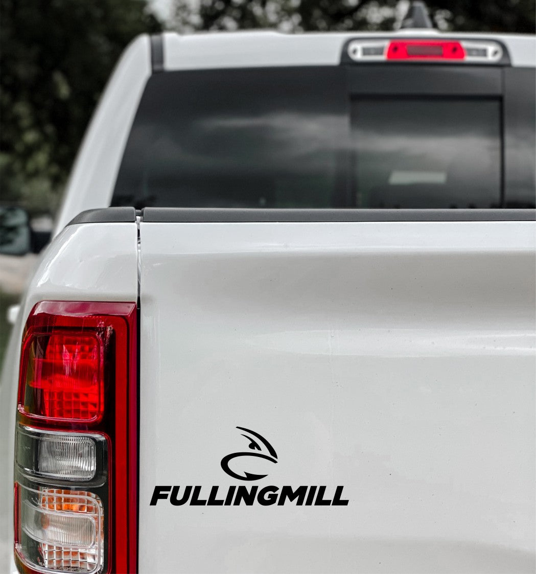 Fullingmill decal, sticker, hunting fishing decal, car sticker