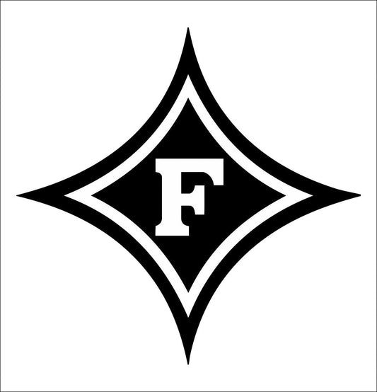 Furman Paladins decal, car decal sticker, college football