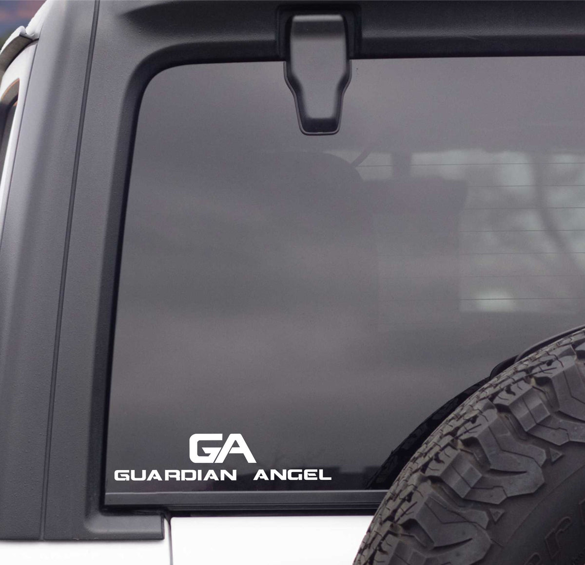 Guardian angel decal
