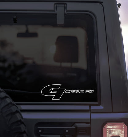Gold Tip Arrows decal, sticker, hunting fishing decal, car sticker