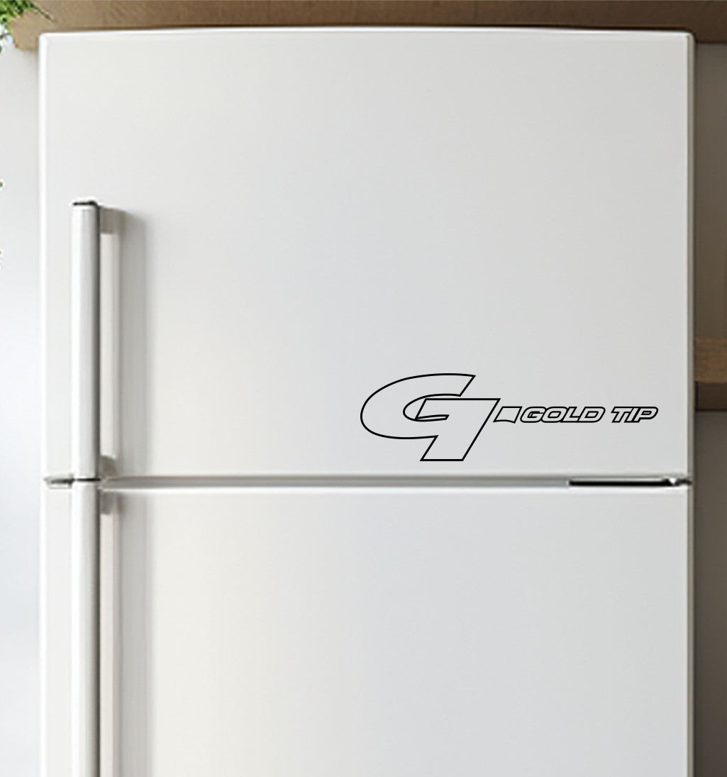 Gold Tip Arrows decal, sticker, hunting fishing decal, car sticker