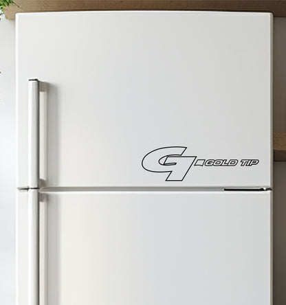 Gold Tip Arrows decal, sticker, hunting fishing decal, car sticker