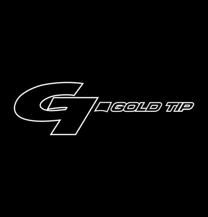 Gold Tip Arrows decal, sticker, hunting fishing decal, car sticker