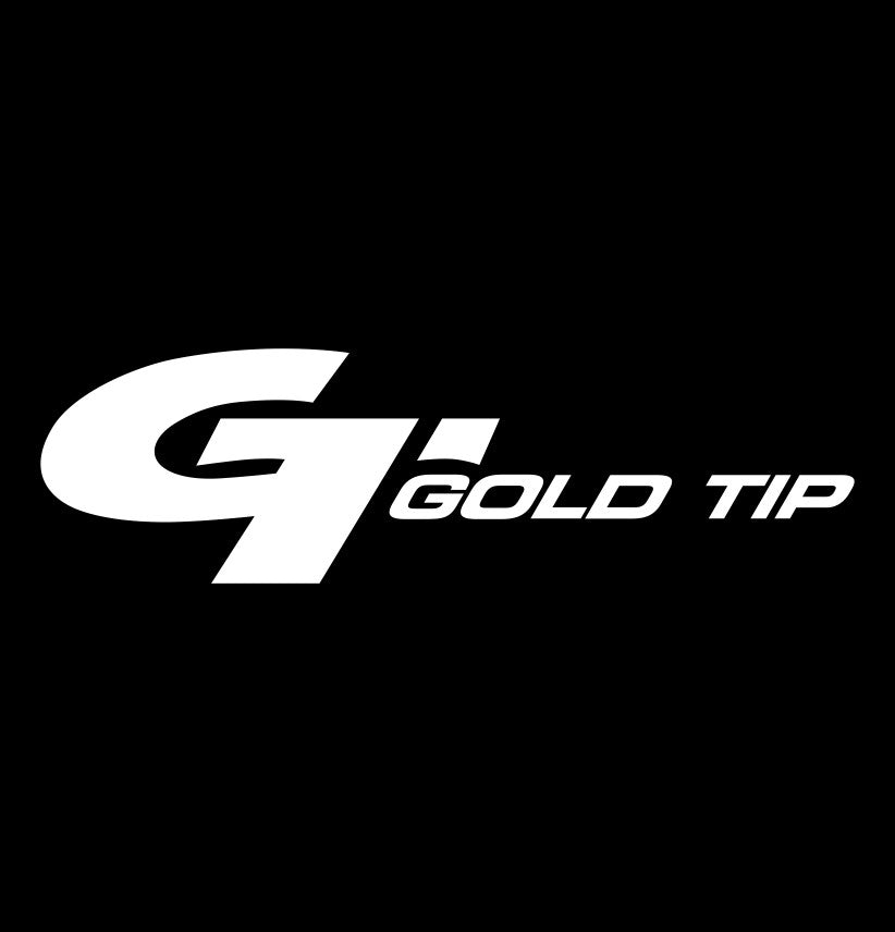 Gold Tip Arrows decal, sticker, hunting fishing decal, car sticker b
