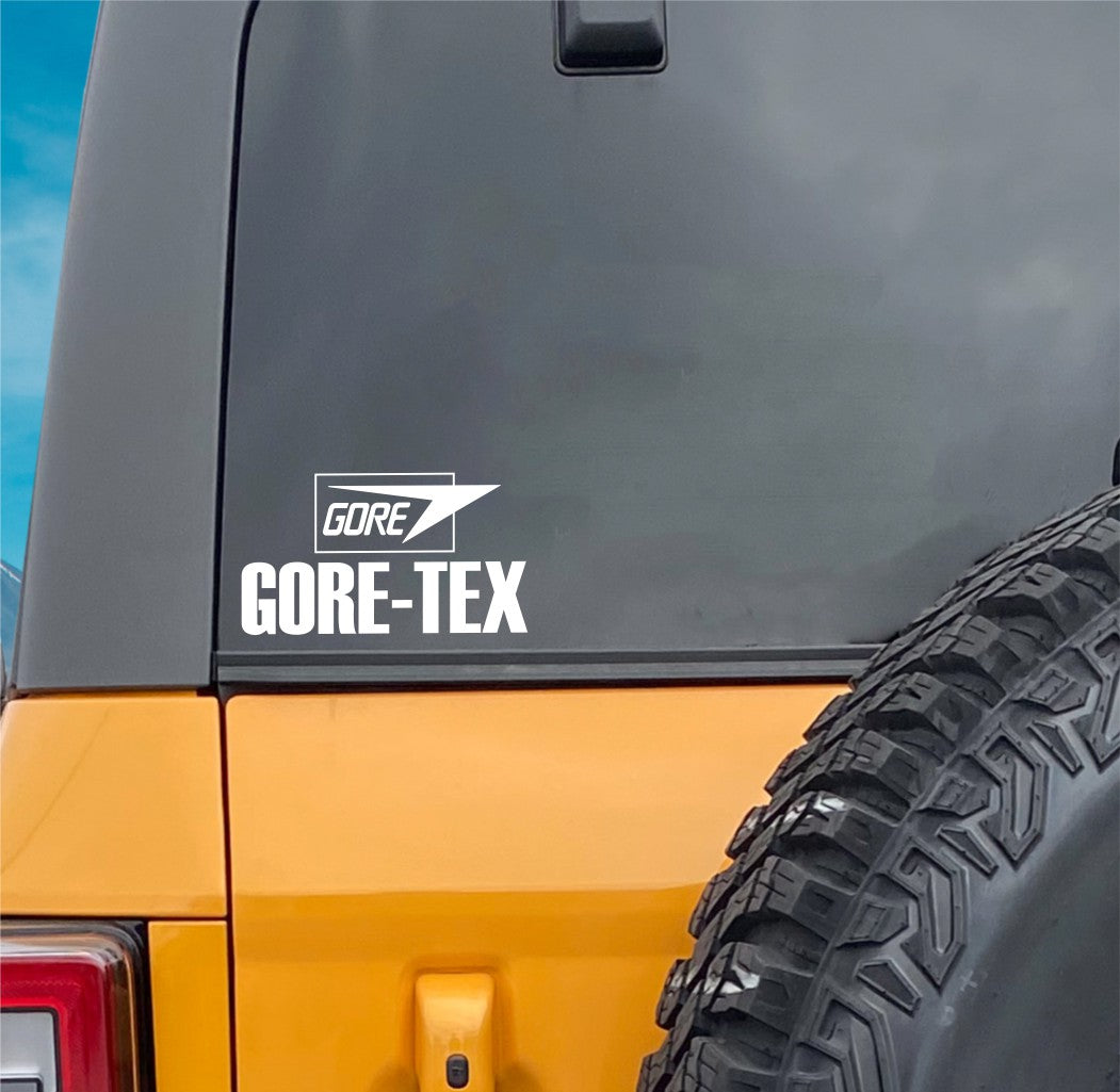 Gore tex decal, sticker, hunting fishing decal, car sticker