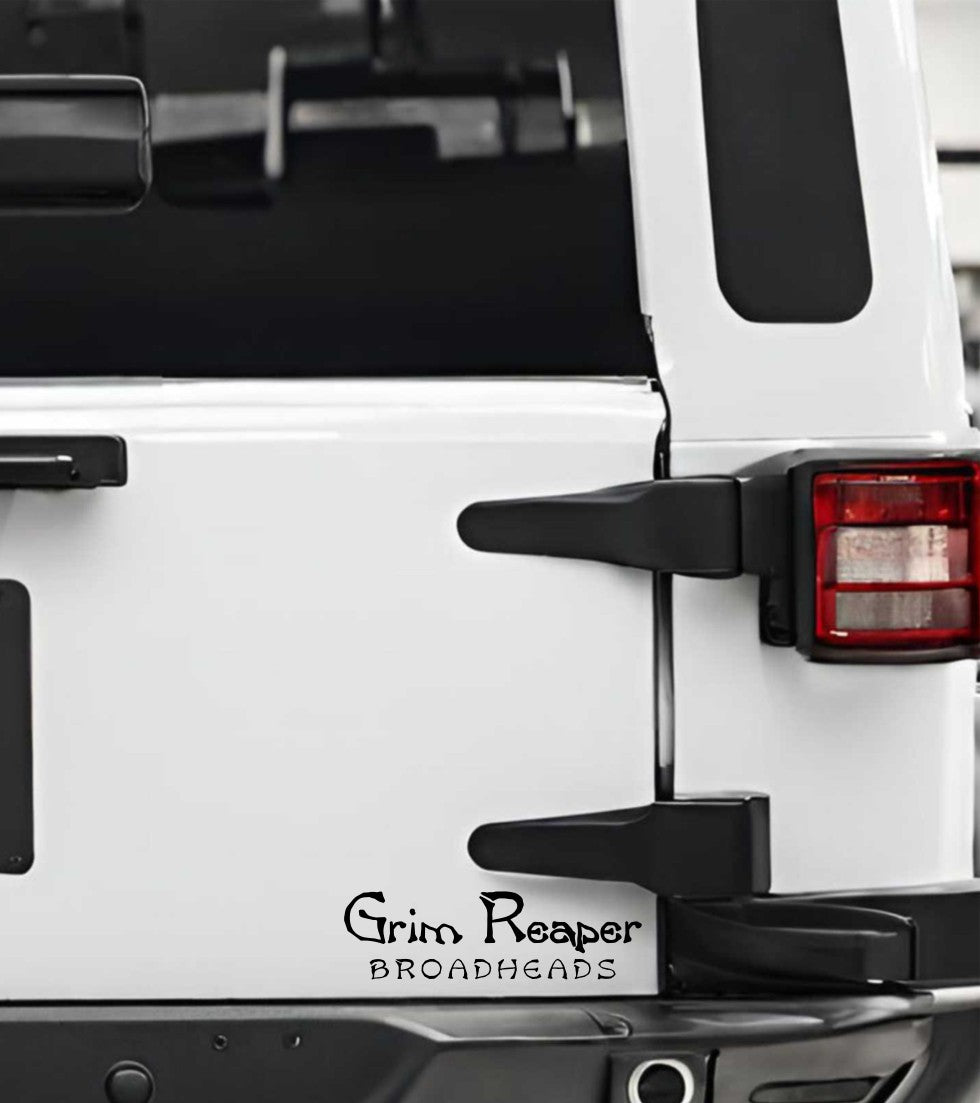 Grim Reaper Broadheads decal, sticker, hunting fishing decal, car sticker