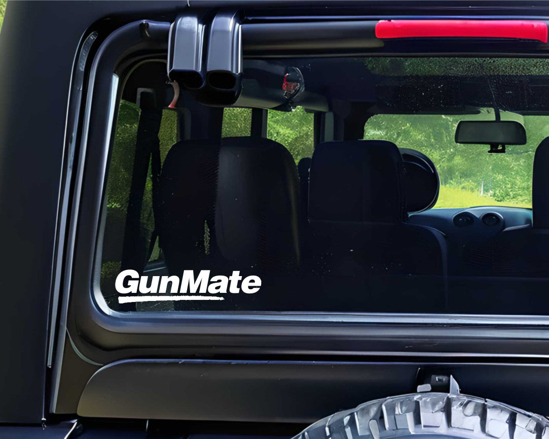 GunMate decal, sticker, hunting fishing decal, car sticker
