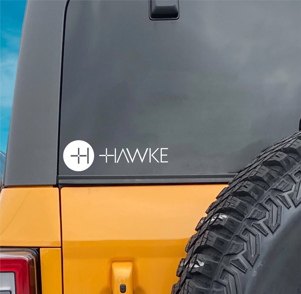 Hawke Optics decal, sticker, hunting fishing decal, car sticker