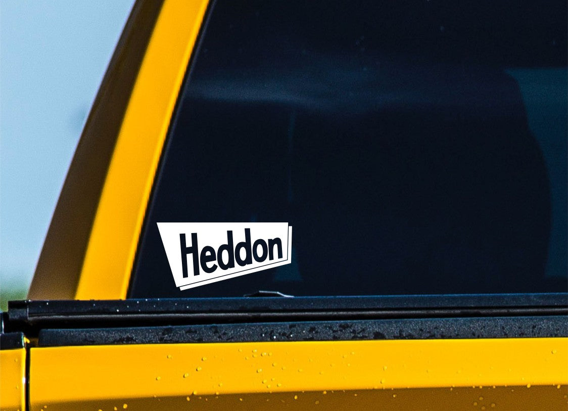 Heddon Lures decal, sticker, hunting fishing decal, car sticker