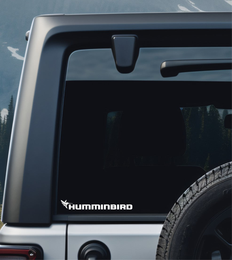 Humminbird decal, sticker, hunting fishing decal, car sticker