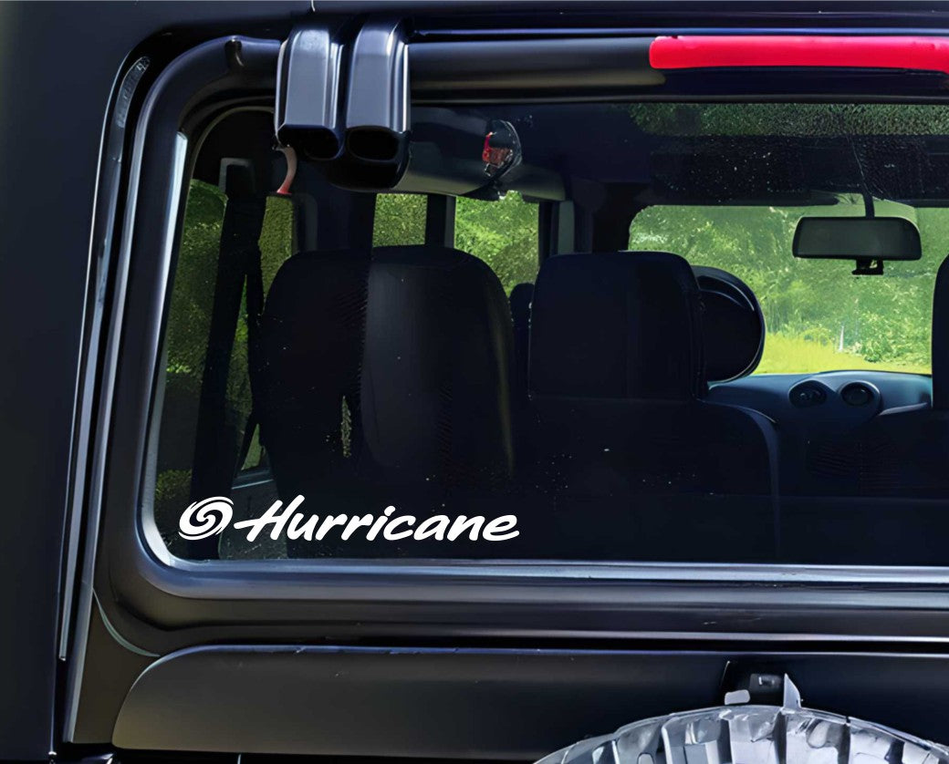 Hurricane Boats decal, sticker, hunting fishing decal, car sticker