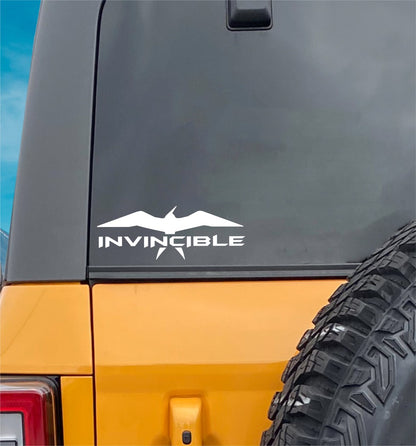Invincible Boats decal, sticker, hunting fishing decal, car sticker