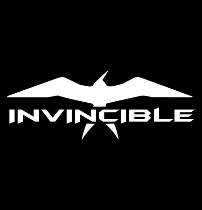 Invincible Boats decal, sticker, hunting fishing decal, car sticker
