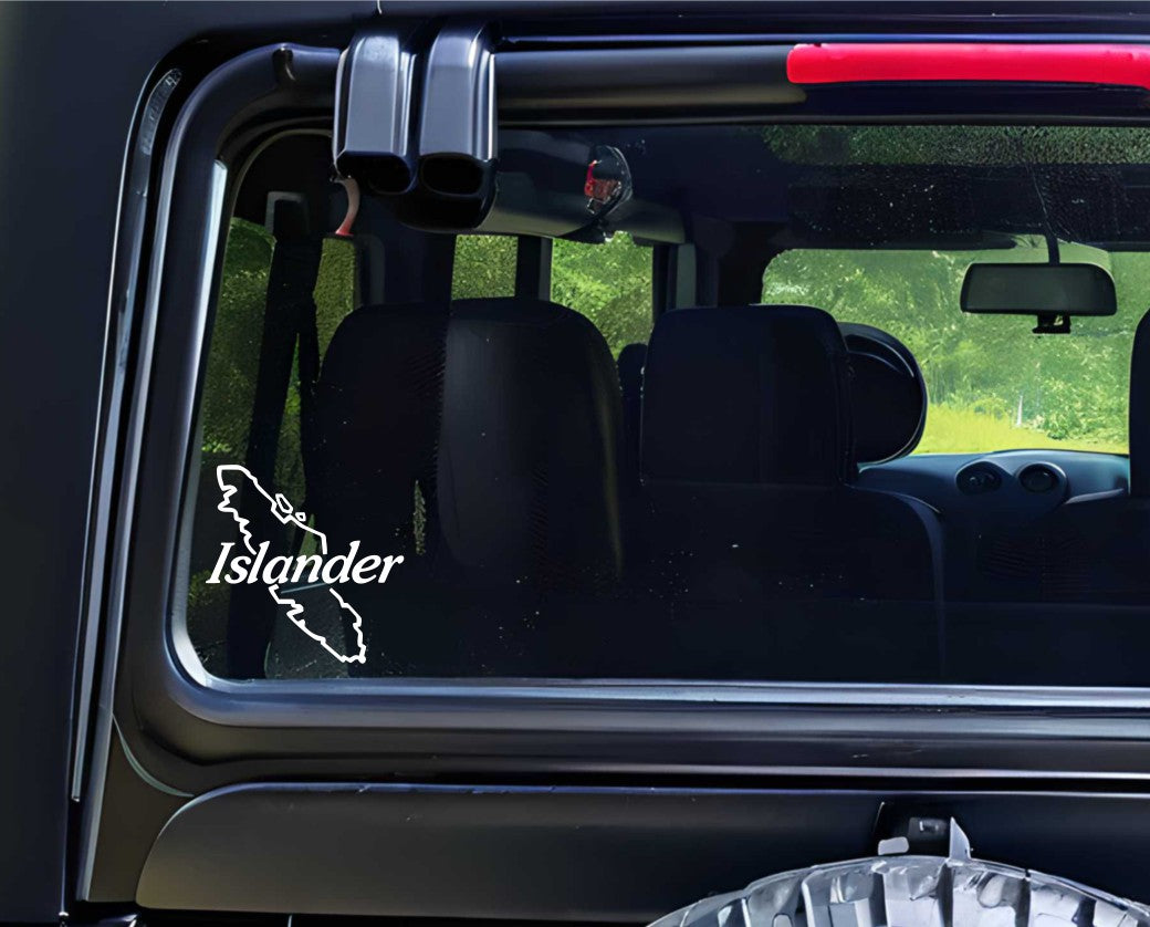 Islander Reels decal, sticker, hunting fishing decal, car sticker