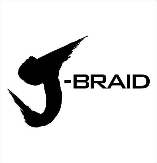 J-Braid decal, sticker, hunting fishing decal, car sticker