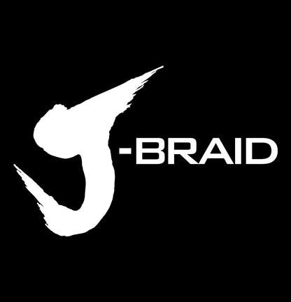 J-Braid decal, sticker, hunting fishing decal, car sticker