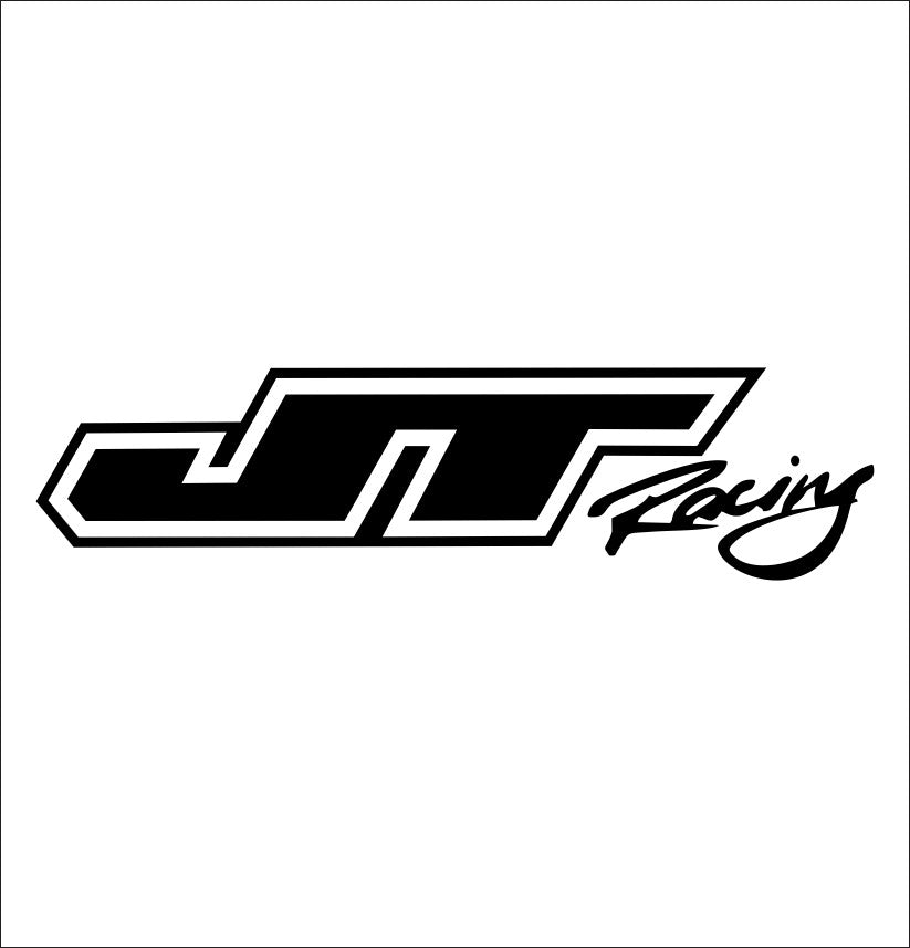 JT Racing decal, sticker, racing decal, car sticker