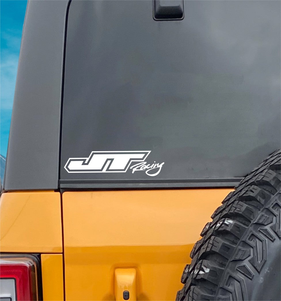 JT Racing decal, sticker, racing decal, car sticker