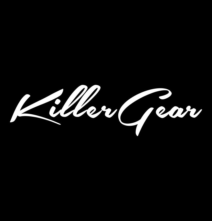 KILLER GEAR decal, sticker, hunting fishing decal, car sticker