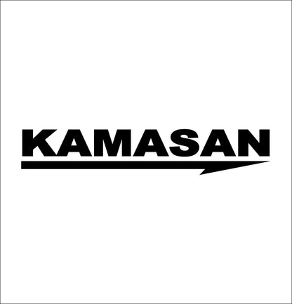 Kamasan Hooks decal, sticker, hunting fishing decal, car sticker
