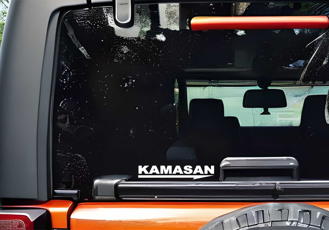 Kamasan Hooks decal, sticker, hunting fishing decal, car sticker
