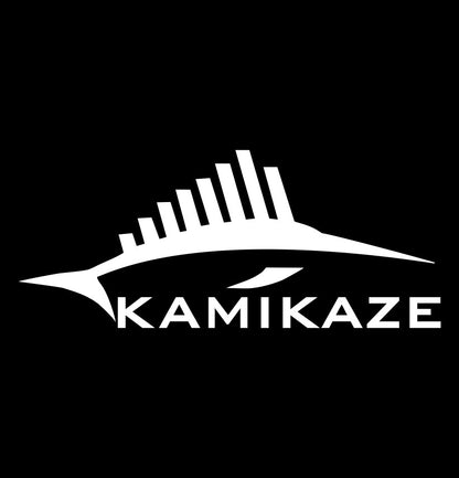 Kamikaze decal, sticker, hunting fishing decal, car sticker