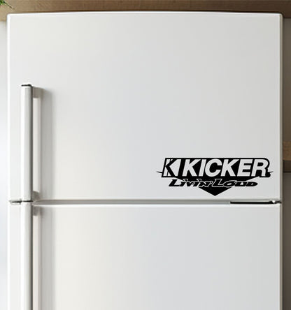 Kicker decal, sticker, audio decal