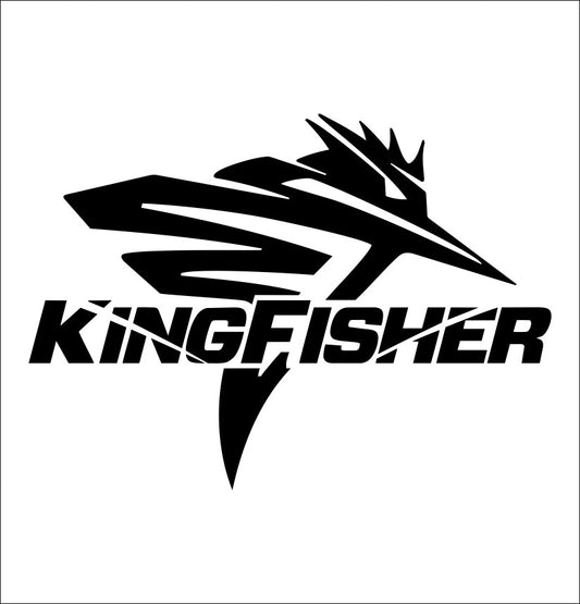 Kingfisher Boats decal, sticker, hunting fishing decal, car sticker b
