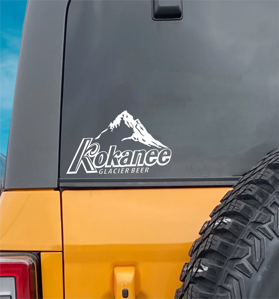 Kokanee Beer decal, beer decal, car decal sticker