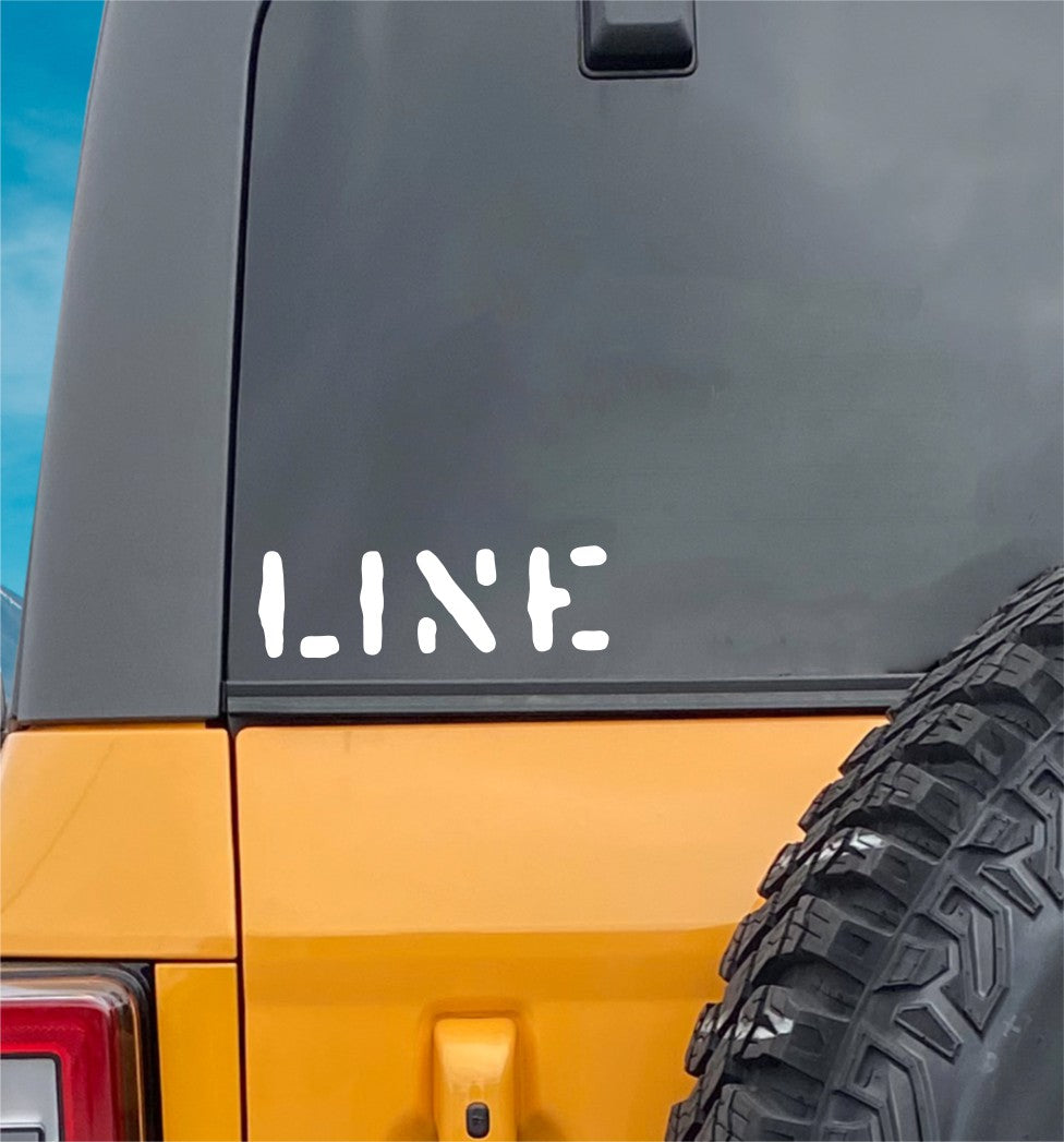 Line Skis decal, sticker, ski decal