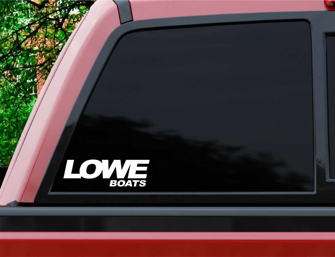 Lowe Boats decal, sticker, hunting fishing decal, car sticker