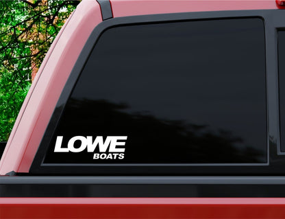 Lowe Boats decal, sticker, hunting fishing decal, car sticker