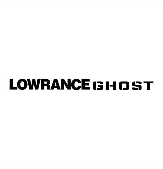 Lowrance ghost decal, sticker, hunting fishing decal, car sticker b