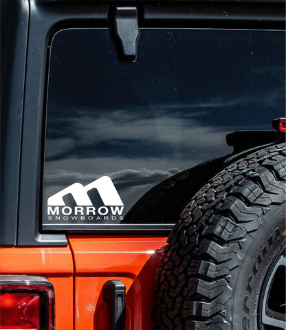 Morrow Snowboards decal, ski snowboard decal, car decal sticker