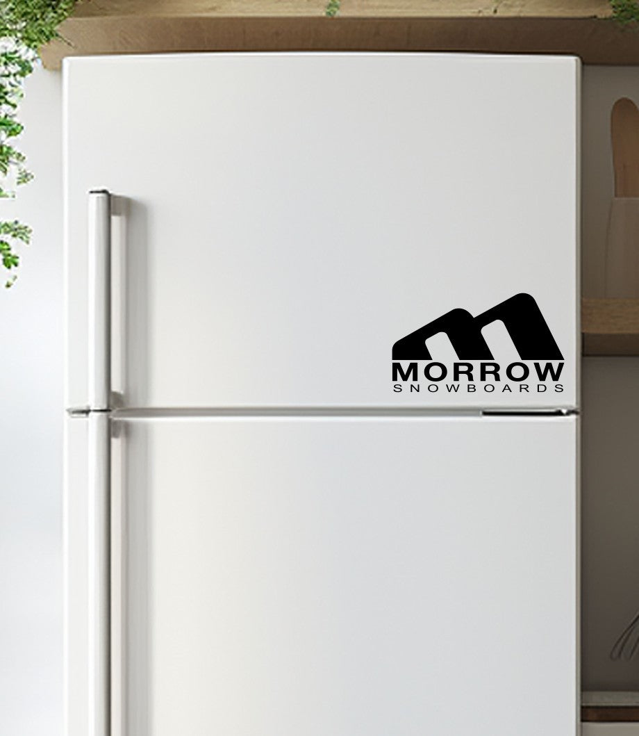 Morrow Snowboards decal, ski snowboard decal, car decal sticker