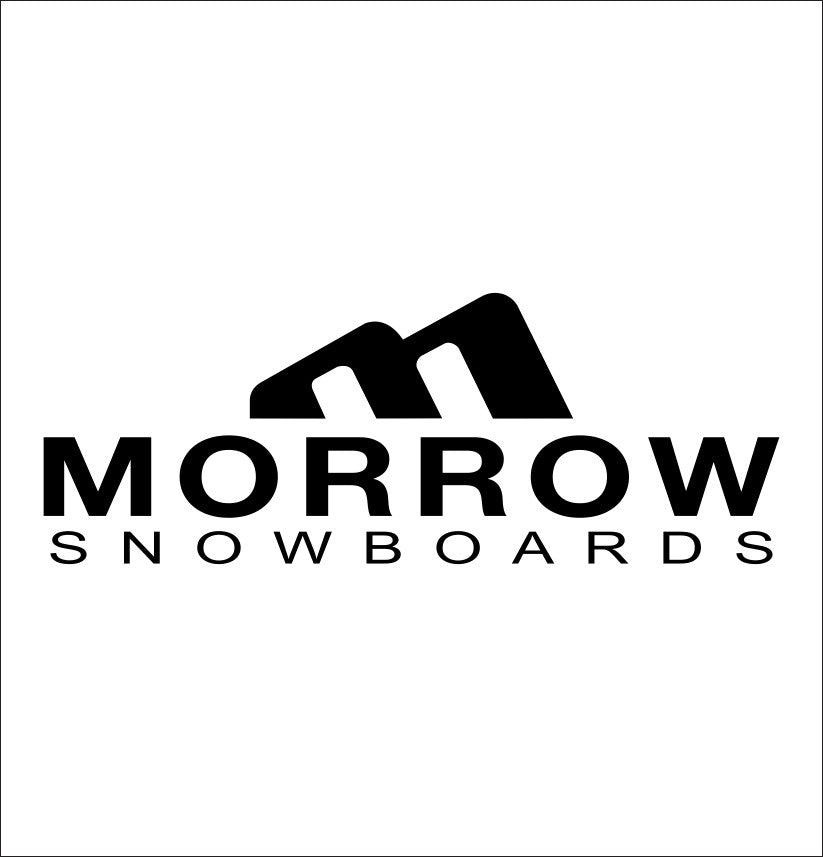 Morrow Snowboards decal, sticker, ski decal