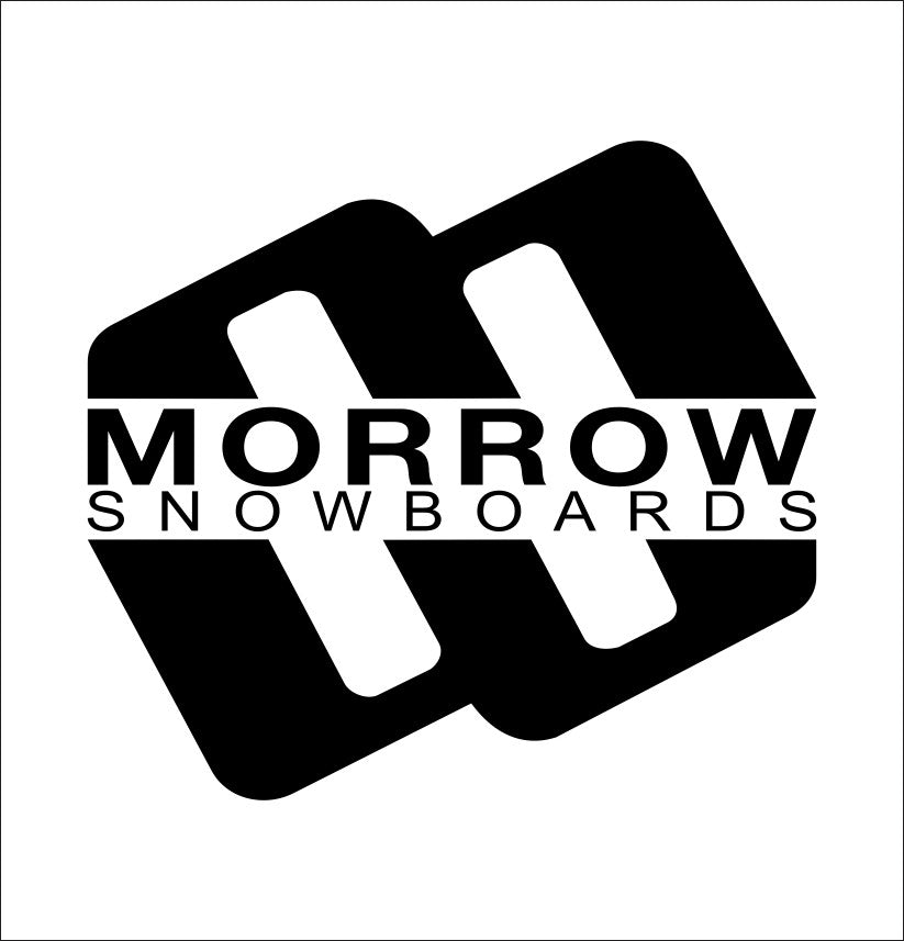 Morrow Snowboards decal, sticker, ski decal