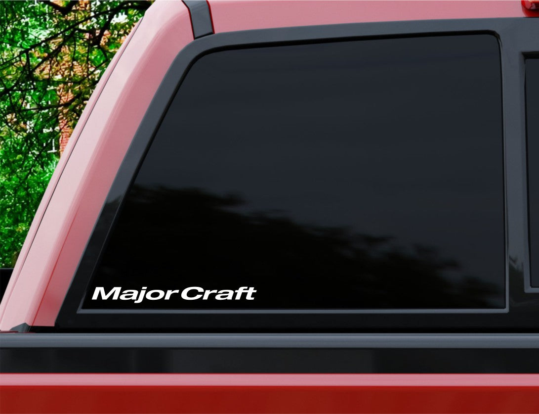 Major Craft Rods decal, sticker, hunting fishing decal, car sticker