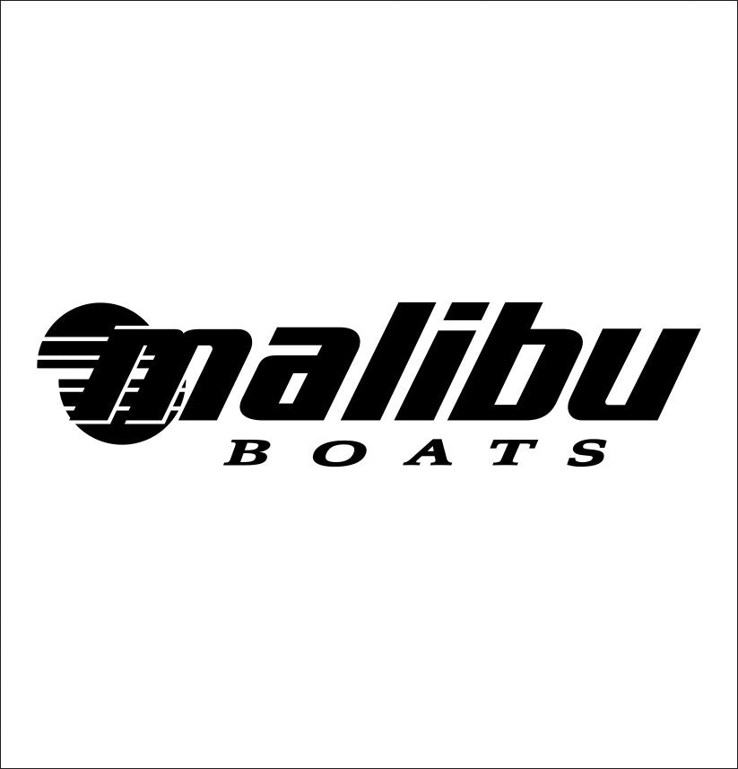 Malibu boats decal, sticker, hunting fishing decal, car sticker b
