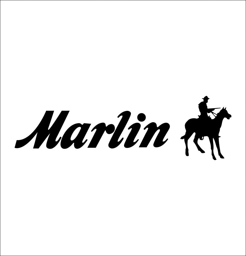 Marlin decal, sticker, firearm sticker, car decal