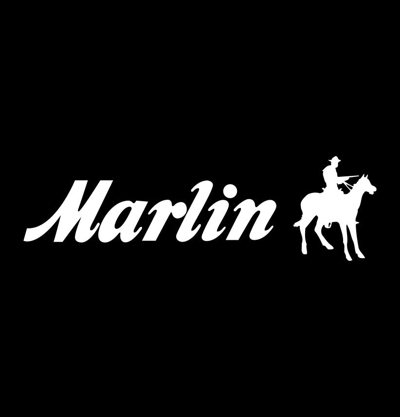 Marlin decal, sticker, firearm sticker, car decal