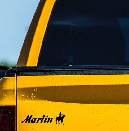 Marlin decal, sticker, firearm decal