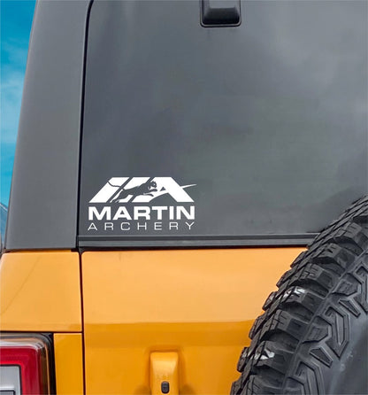 Martin Archery decal, sticker, hunting fishing decal, car sticker