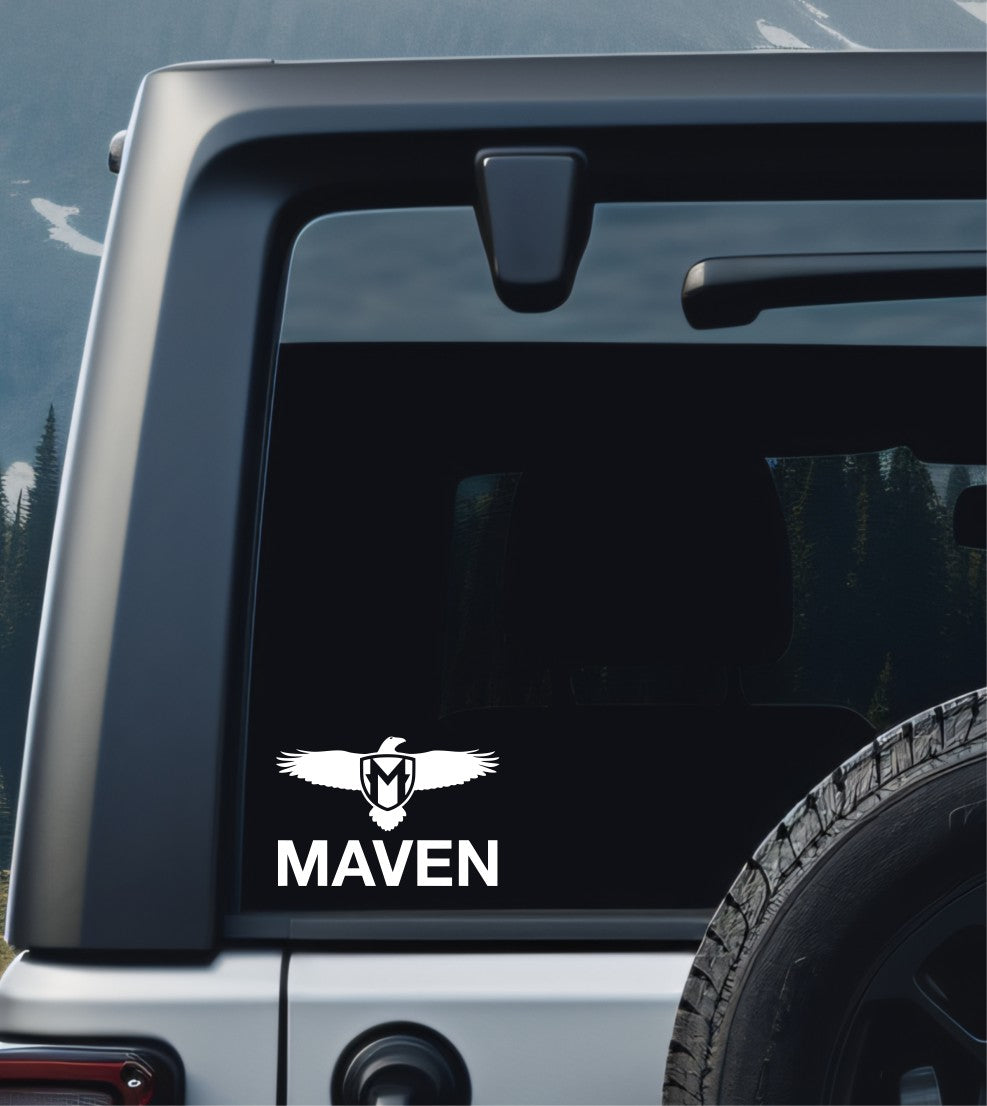 Maven Optics decal, sticker, hunting fishing decal, car sticker
