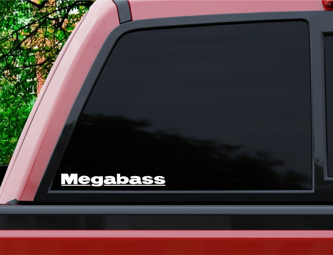 Megabass decal, sticker, hunting fishing decal, car sticker
